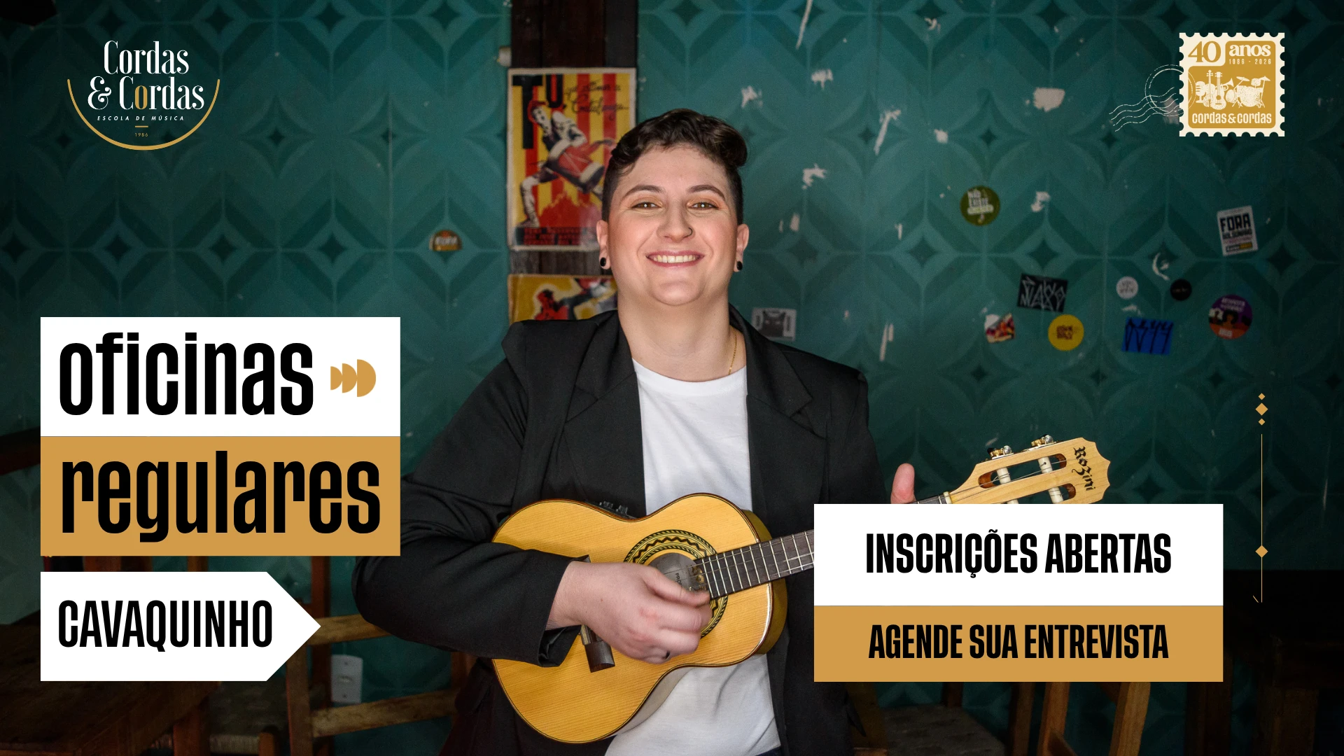 Oficina de Cavaquinho - NOVA TURMA - 08/07 às 19h